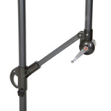 10 Foot Mocha Offset Patio Canopy Umbrella Rotates 360 Degrees