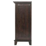 Freestanding Electric Fireplace Heater in Brown Wood Finish