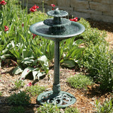 3-Tier Outdoor Bird Bath Water Fountain