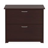 2-Drawer Lateral File Cabinet in Cherry Wood Finish