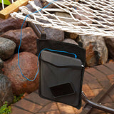 Outdoor Patio Deck 11-Ft Hammock with Metal Stand and Pad Pillow Set