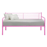 Twin size Stylish Pink Metal Daybed
