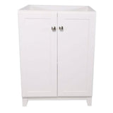 White Bathroom Vanity Cabinet 30 x 21 inch - Top Not Included