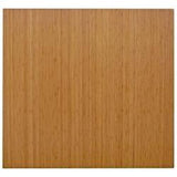 Eco-Friendly Bamboo Rectangular Chair Mat in Natural