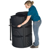 Heavy Duty 16.4 cubic ft. Soil-maker Compost Bin with 3 Chamber Composter Design