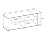 Contemporary Black TV Stand - Fits up to 54-inch TVs