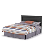 Full - Queen size Headboard in Black Finish - Made in Canada