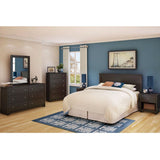 Full - Queen size Headboard in Chocolate Finish - Eco-Friendly