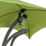 Lime Green Single Person Sturdy Modern Chaise Lounger Hammock Chair Porch Swing