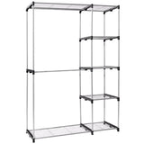 Portable 68-inch Clothes Hanger Bedroom Closet Organizer Shelving Unit