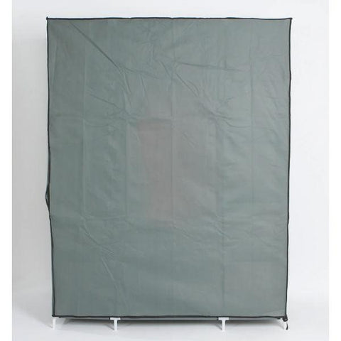 Grey 52-inch Portable Closet Wardrobe Shelving Unit