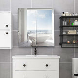 Modern 24-inch Wall Mounted Bathroom Medicine Cabinet with Mirror