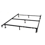 Heavy Duty 7-Leg Metal Bed Frame - Adjust to fit Twin, Full, & Queen