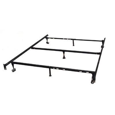 Heavy Duty 7-Leg Metal Bed Frame - Adjust to fit Twin, Full, & Queen