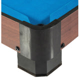 40-inch Pool Table with Blue Felt Surface 2 Cues and Billiard Balls