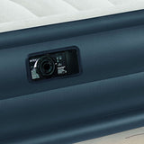 Queen-size Raised Airbed Air Mattress with Built-in Pillows and Pump