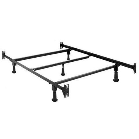 Full size High Rise Metal Bed Frame w- Headboard & Footboard Brackets