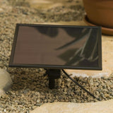 Terracotta 5-Tier Bowls Outdoor Solar Fountain Bird Bath