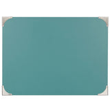 Marine Green Turquoise 1-Drawer Modern End Table Nightstand