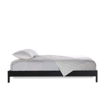 Full size Modern Black Wood Platform Bed Frame
