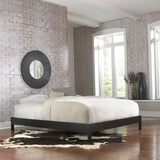 Full size Modern Black Wood Platform Bed Frame