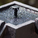 Modern Outdoor Garden 4-Tiered Fountain with Solar Pump