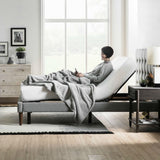 Queen size Heavy Duty Adjustable Bed Frame Base with Wired Remote