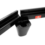 Heavy Duty Metal Bed Frame in Charcoal Finish Adjusts to Size Full Queen King and California King