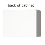 White Wall Cabinet with 2 Doors and Adjustable Shelf
