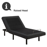 Queen size Adjustable Bed Base with Massage and Wireless Remote