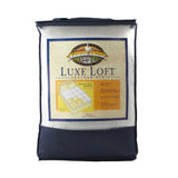 Queen size Feather Bed Topper with 100-Percent Cotton Quilted Baffle Box Design