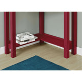 Red Corner Writing Laptop Desk with Drawer - Great for Small Spaces