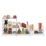 Iron 3-Tier Folding Shoe Rack