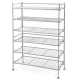Iron 3-Tier Folding Shoe Rack