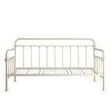 Twin size Contemporary Classic Style White Metal Daybed