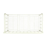 Twin size Contemporary Classic Style White Metal Daybed