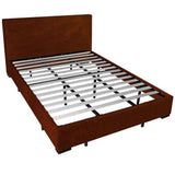 Queen size European Style Platform Bed Frame with Wooden Slats