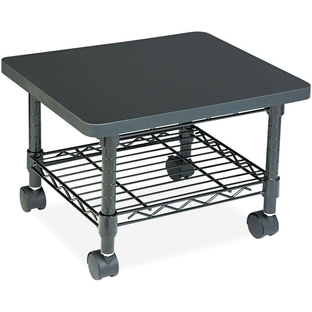 Mobile Under Desk Home Office Fax - Printer Stand Cart with Shelf