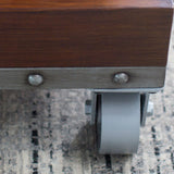 Twin size Heavy Duty Industrial Platform Bed Frame on Casters