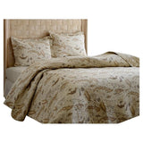 Full - Queen size 100% Cotton Caribbean Map Reversible Quilt Set