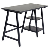 Black Home Office Laptop Computer Desk Writing Table