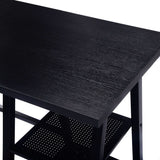 Black Home Office Laptop Computer Desk Writing Table