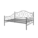 Full size Metal Daybed Frame Contemporary Design Day Bed in Bronze Finish
