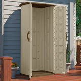 Durable Double Wall Resin Outdoor Garden Tool Storage Shed - Made in USA