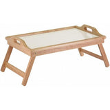 Breakfast in Bed Tray Table with Handles and Foldable Legs